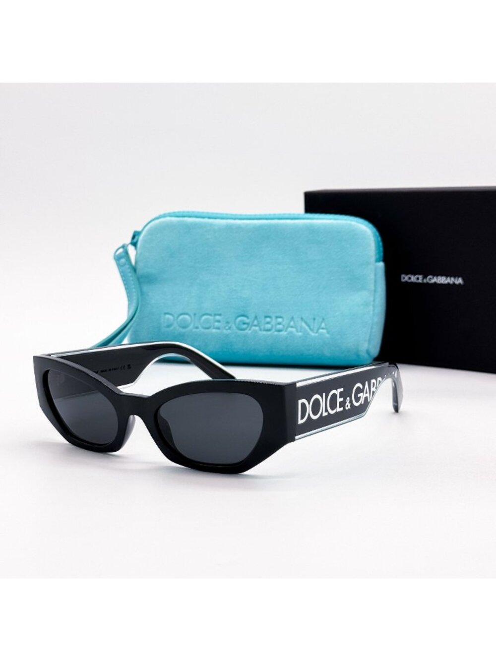 New Dolce&Gabbana DG6186 501/87 Black Women Sunglasses